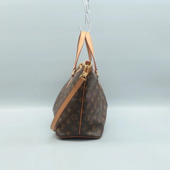 100% Authentic Louis Vuitton Palermo Brown Monogram Canvas Satchel - Picture 4 of 12